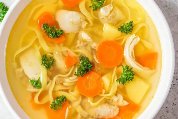 Hühnernudelsuppe