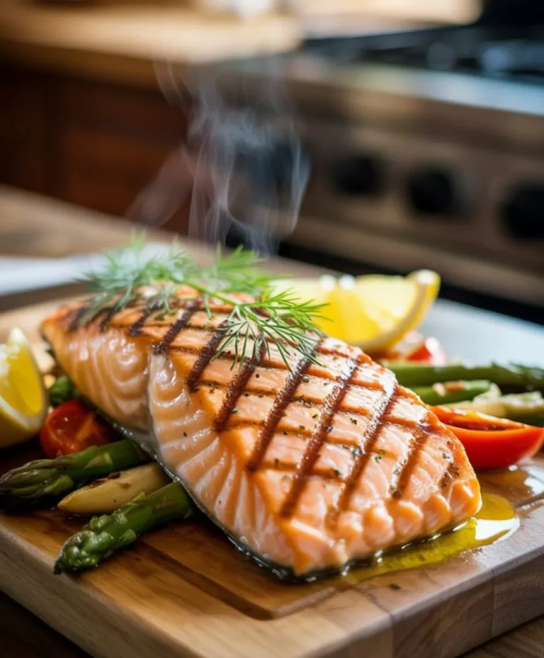 Gegrillter Lachs