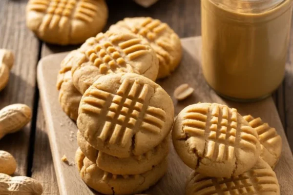 Erdnussbutter kekse