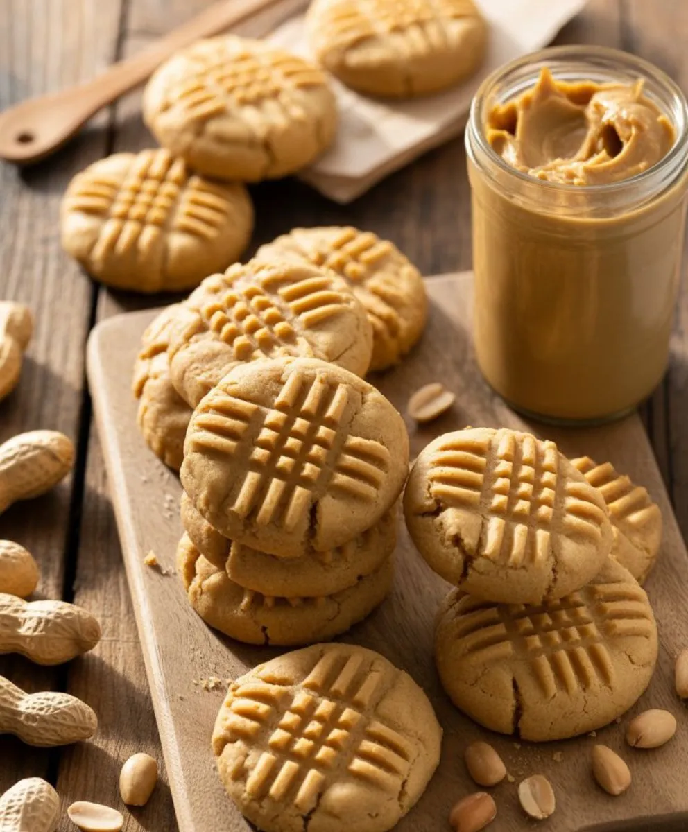 Erdnussbutter kekse