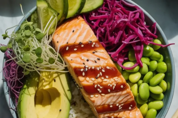 Lachs-Bowl