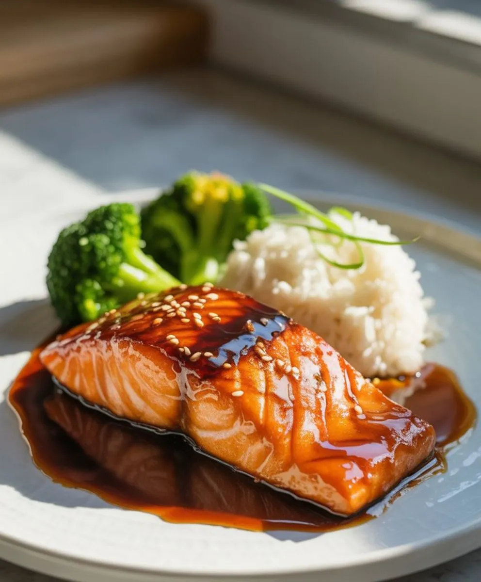 Lachs Teriyaki 