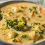 Brokkoli Cheddar Suppe