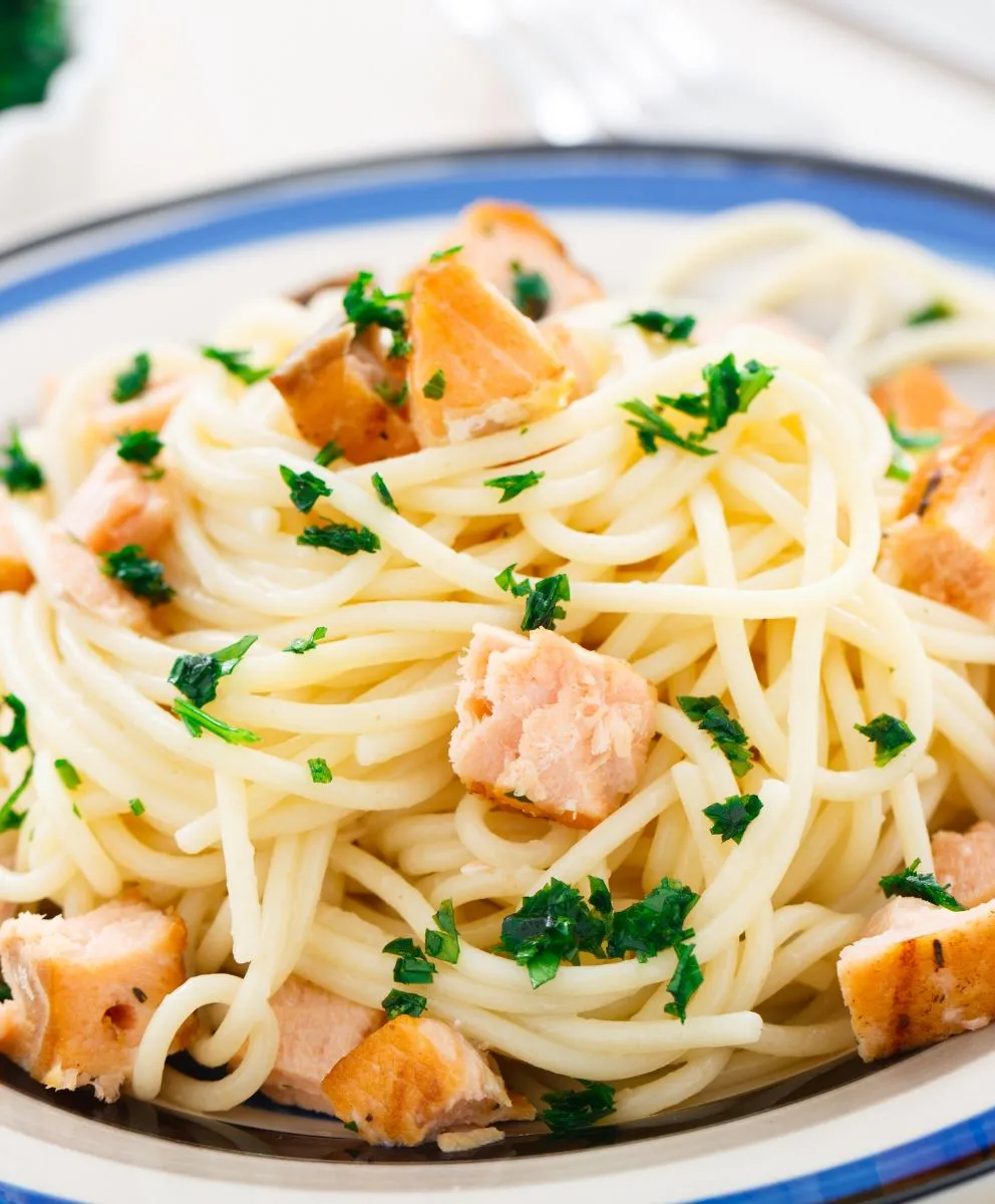 Lachs Nudeln 